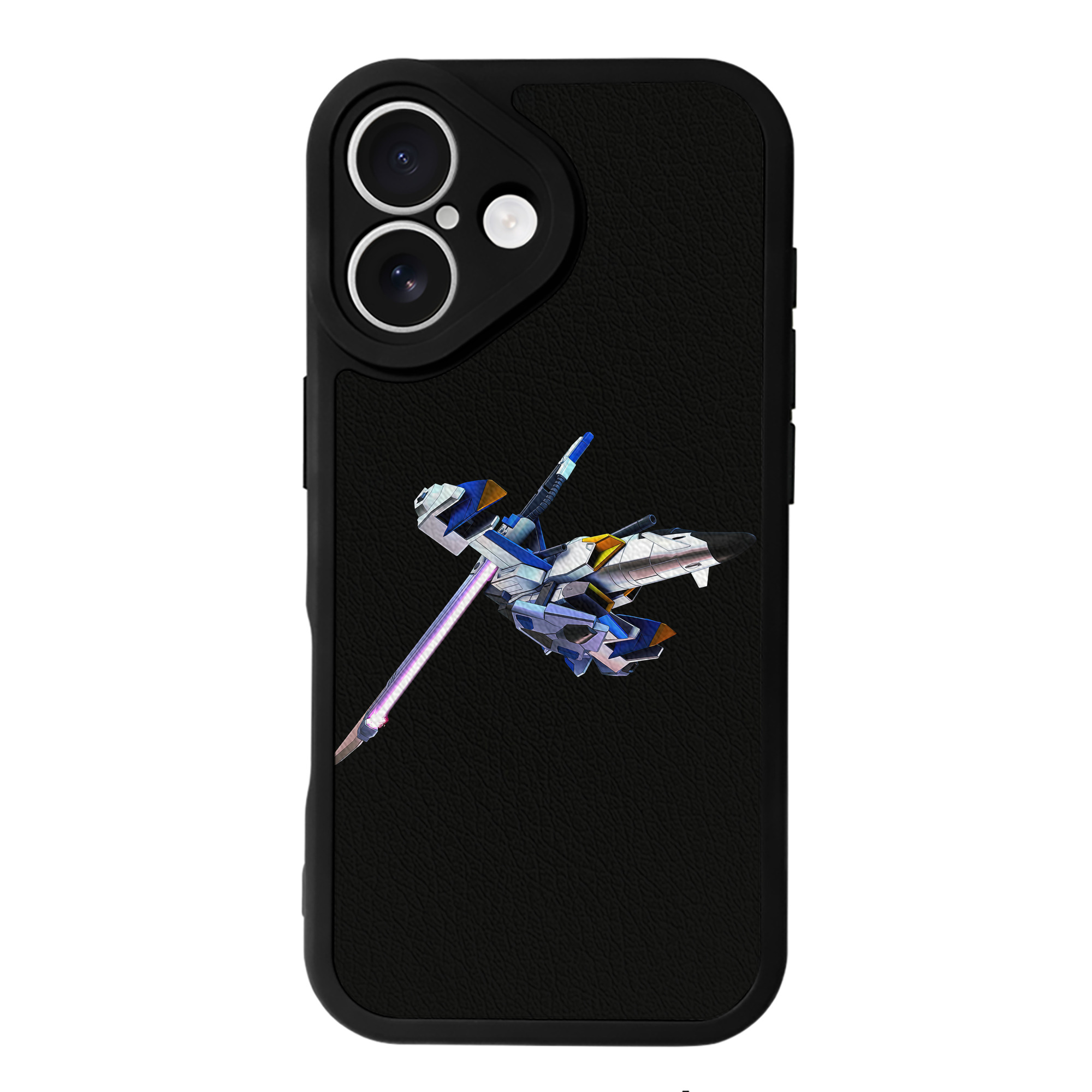 （画像用） 機動戦士ガンダム Mobile Suit Gundam 【iPhone 16シリーズ対応】シリコンスマホケース（レザー調） 材質：シリコン